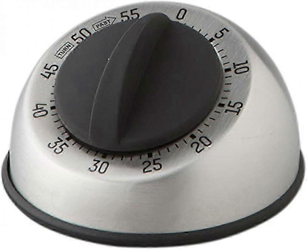 Mechanical Stainless Steel Timer For School, Learning, Projects, And Kitchen Tasks, One Size.