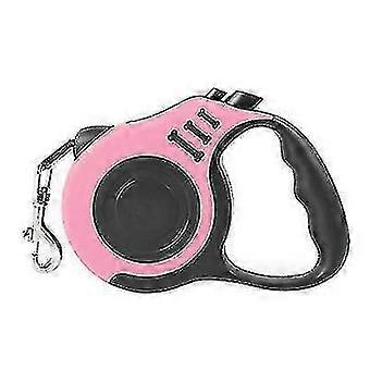 5M Pink Durable Dog Leash Automatic Traction Rope Az6599