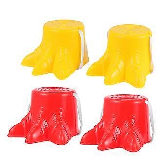 Children Stilts Kid Walking Cups for Balance Training 2Pairs Outdoor Toy Plastic