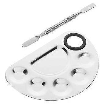 Metal Makeup Spatula Stainless Steel Palette for Nail Art 4Pcs Set
