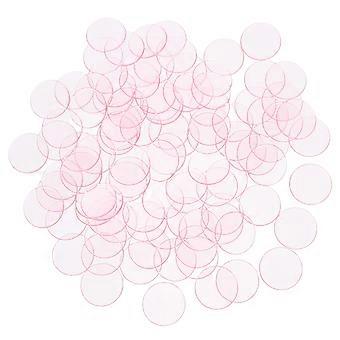 Counting Chips Plastic Game Chips for Games 100Pcs Translucent Pink