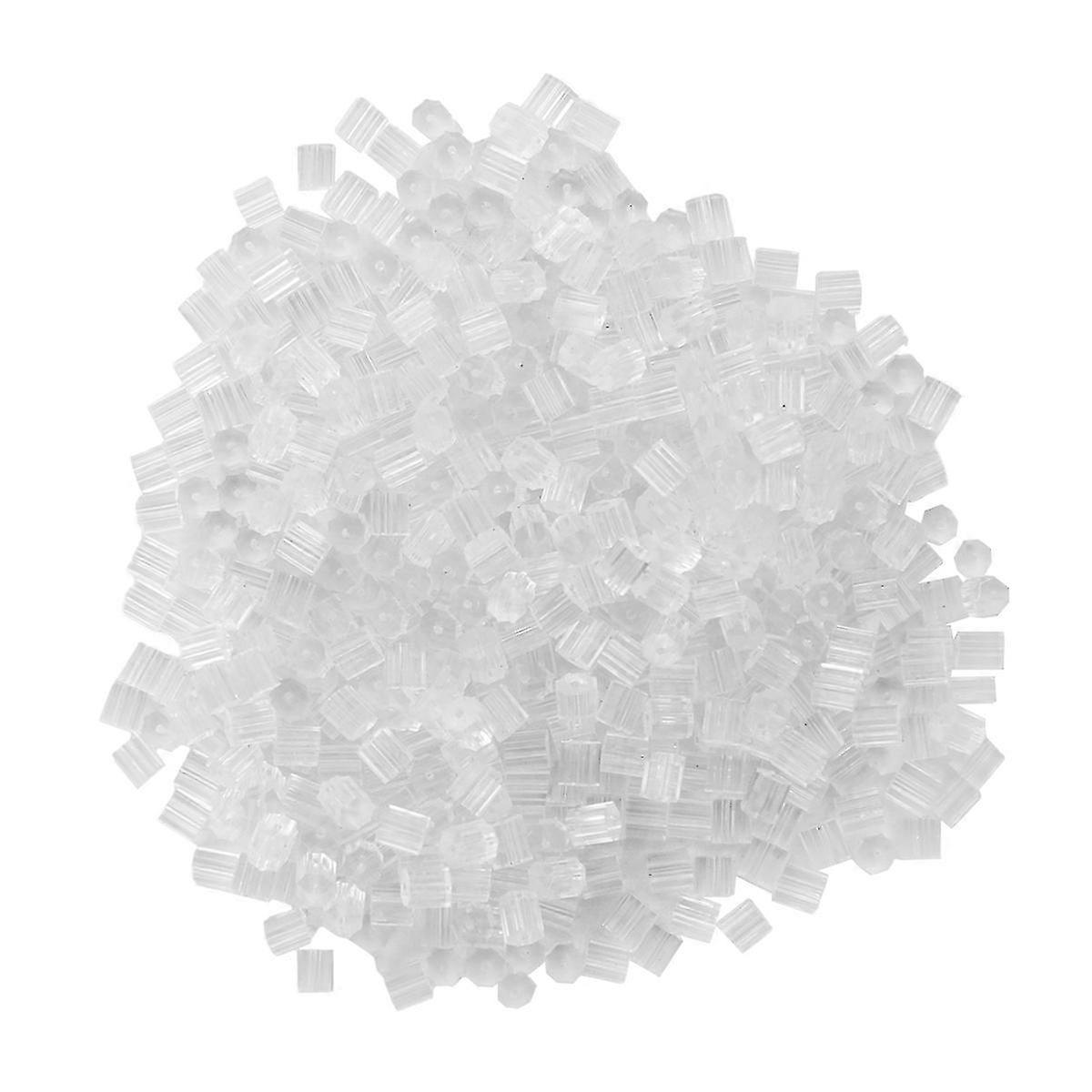 3000Pcs Transparent Octagonal Earrings Ear Backs compatible with Ear Stud Protection