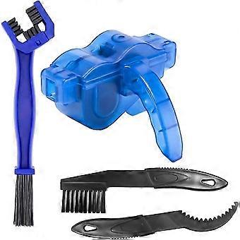 Bike Chain Cleaner, motorsykkel, 4 stk Bike Chain Rengjøring Vedlikehold Verktøy Olje Cleaner