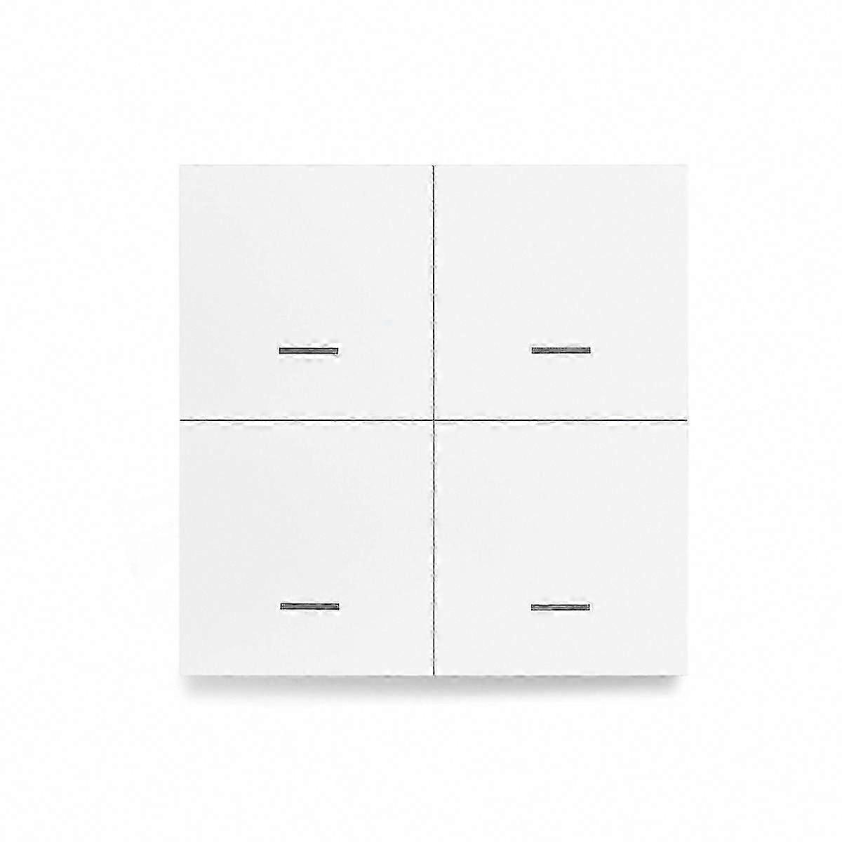Z7 Graffiti Zigbee 4-Button Scene Switch with Random Stickers, Compatible with Home Assistant