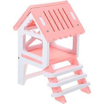 Hamster-Versteckvilla mit Kletterleiter, 1 Set, PVC für Haustiere