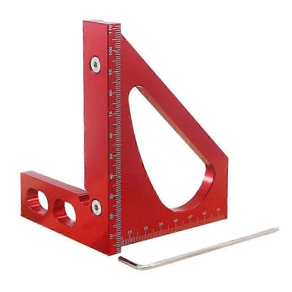 Metal Square Ruler Layout Measuring Tool for Woodworking