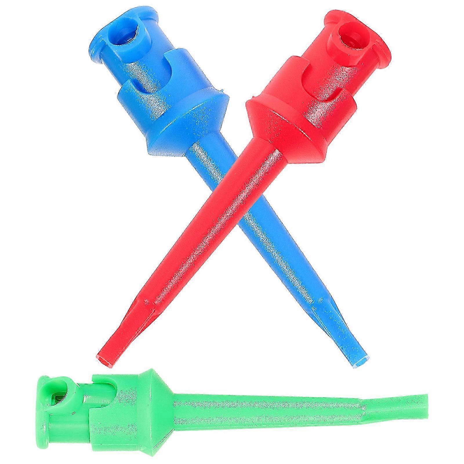 3pcs Test Lead Multimeter Probe Grabber Clip compatible with Electronic Component Testing