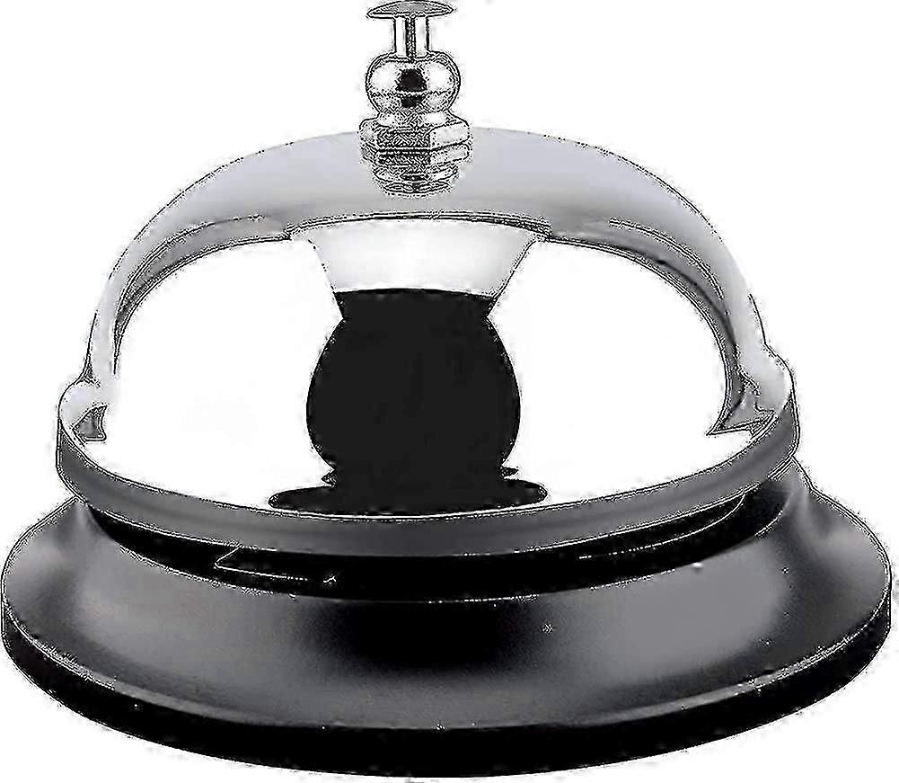 Sonnette de table en acier inoxydable au son clair et net