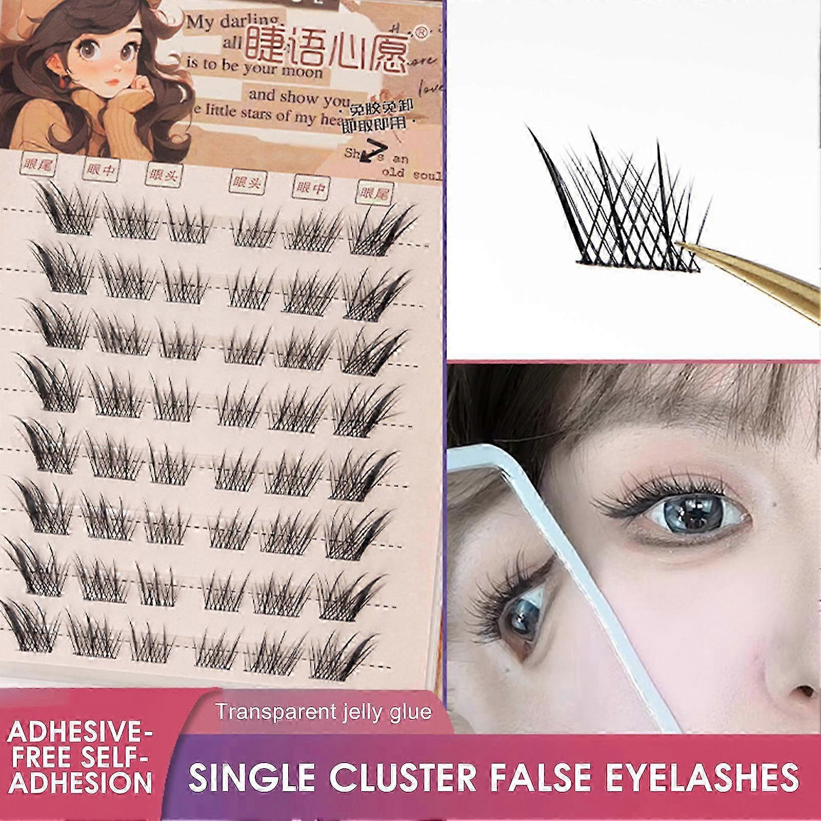 Curl Enhancing Pre Glued Lash Clusters