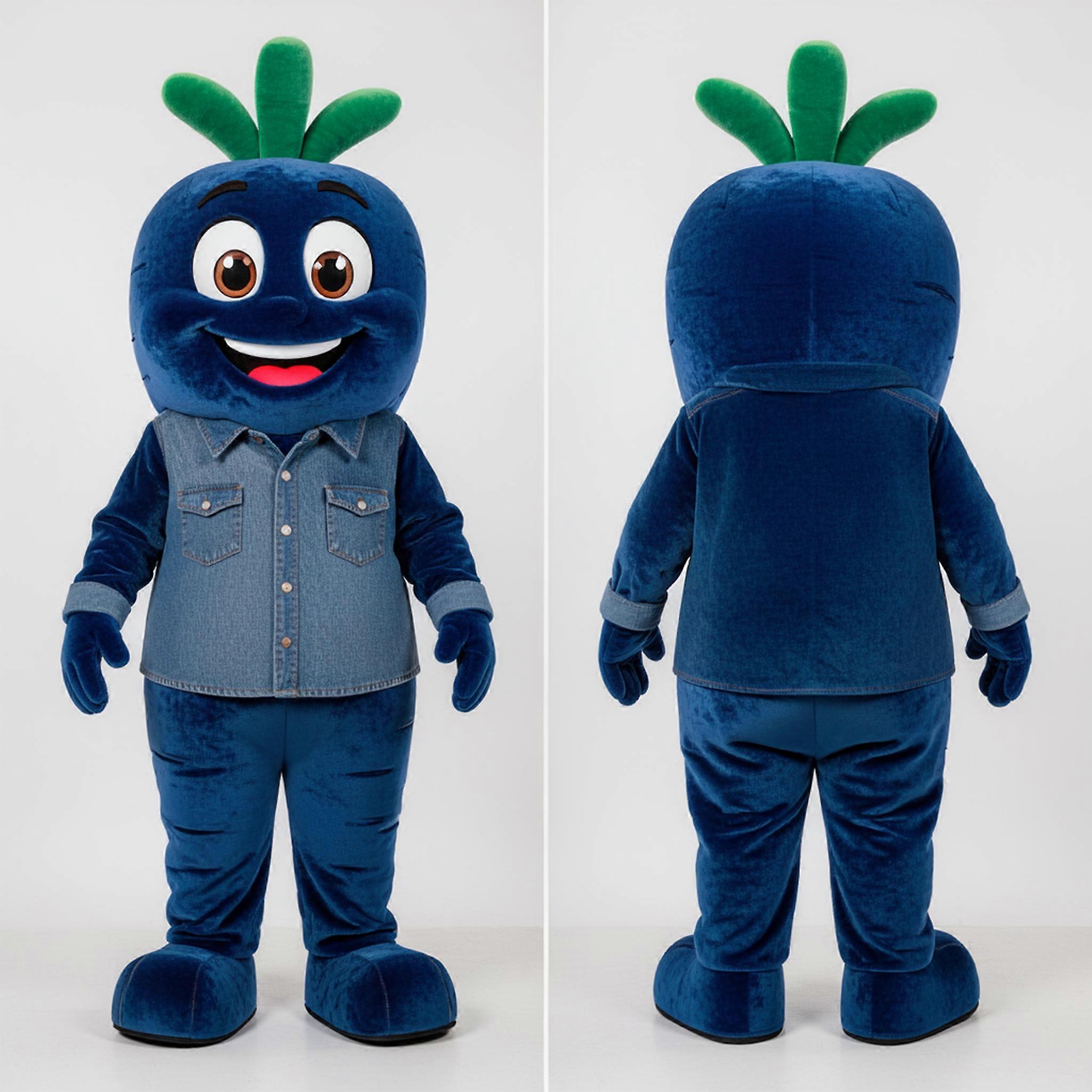 MASTICOT Deep Cobalt Vibrant Carrot Mascot