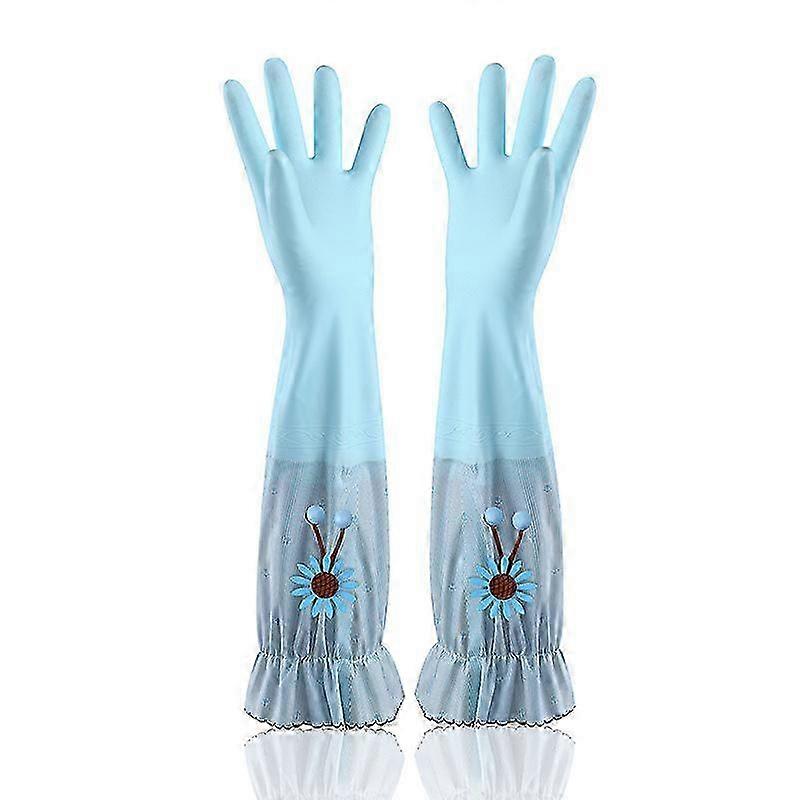 Extra-Long Waterproof Dishwashing Gloves