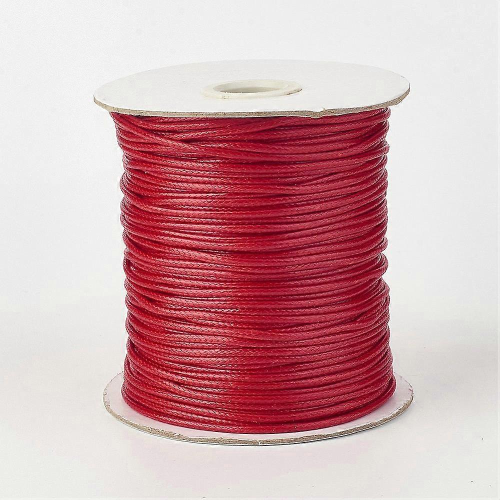 1roll  Waxed Polyester Cord FireBrick 2mm 90yards/roll(80m/roll)