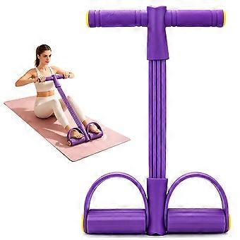 Multifunctioneel fitness-Buiktrainer met 6 tubes handgrepen en voetsteunen