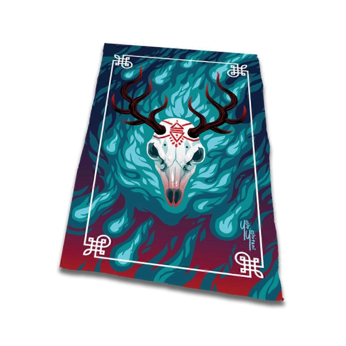 Fablemaker's Deck of Many Things Reading Mat Skull Playing Mat Accessory Mat