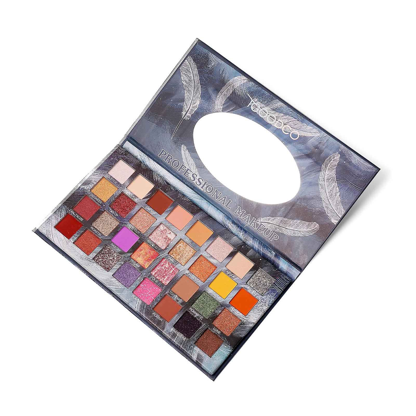 32 Colors Matte Shimmer Eyeshadow Waterproof Smooth Highly Pigmented For Women Girls Cosmetic Supplies