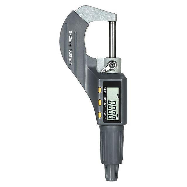 0-25 Mm Micron Digital Outside Micrometer Electronic Micrometer Gauge 0.001 Mm Digital Tools Caliper Spiral Micrometer With Lcd