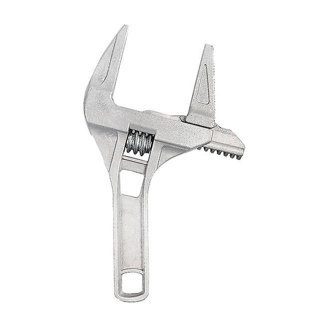 Large Wrench Adjustable Opening Hand Tool For Bathroom Kitchen Sink Tube Nut Sliver