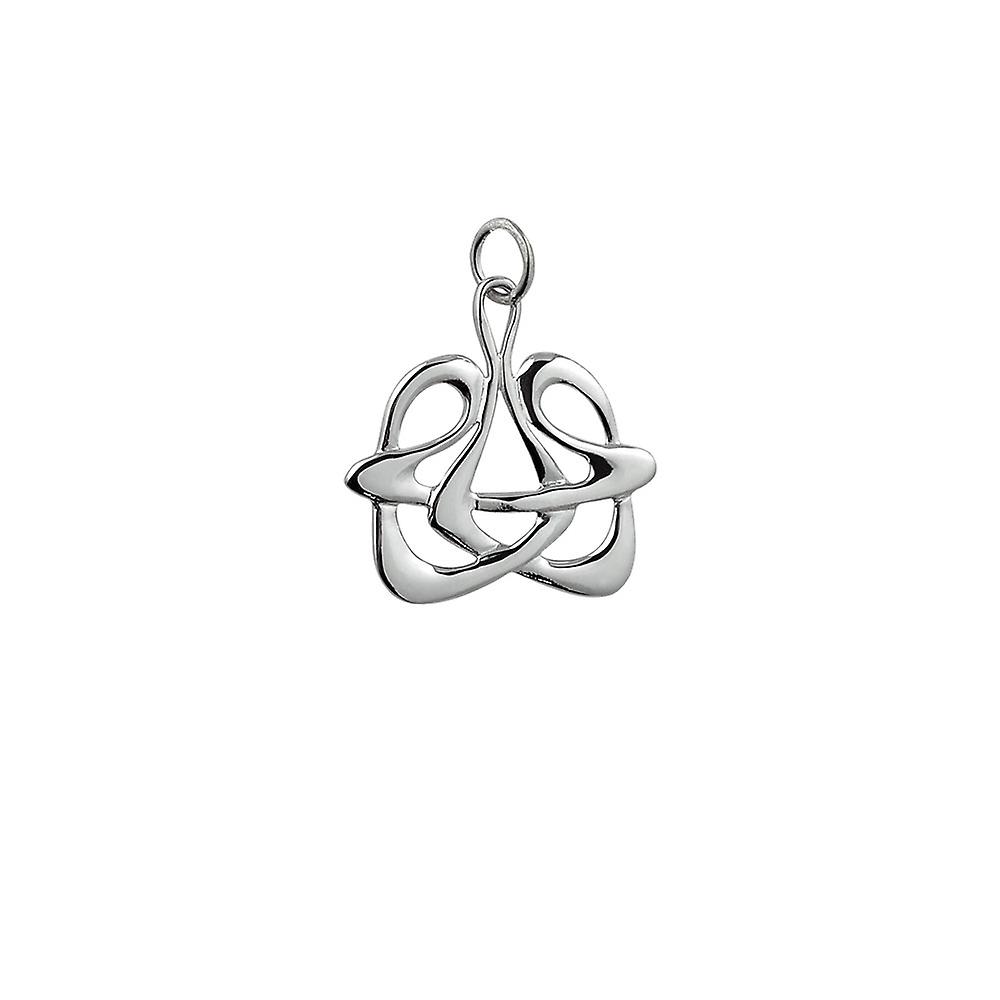 Silver 23x24mm Celtic Pendant or Charm
