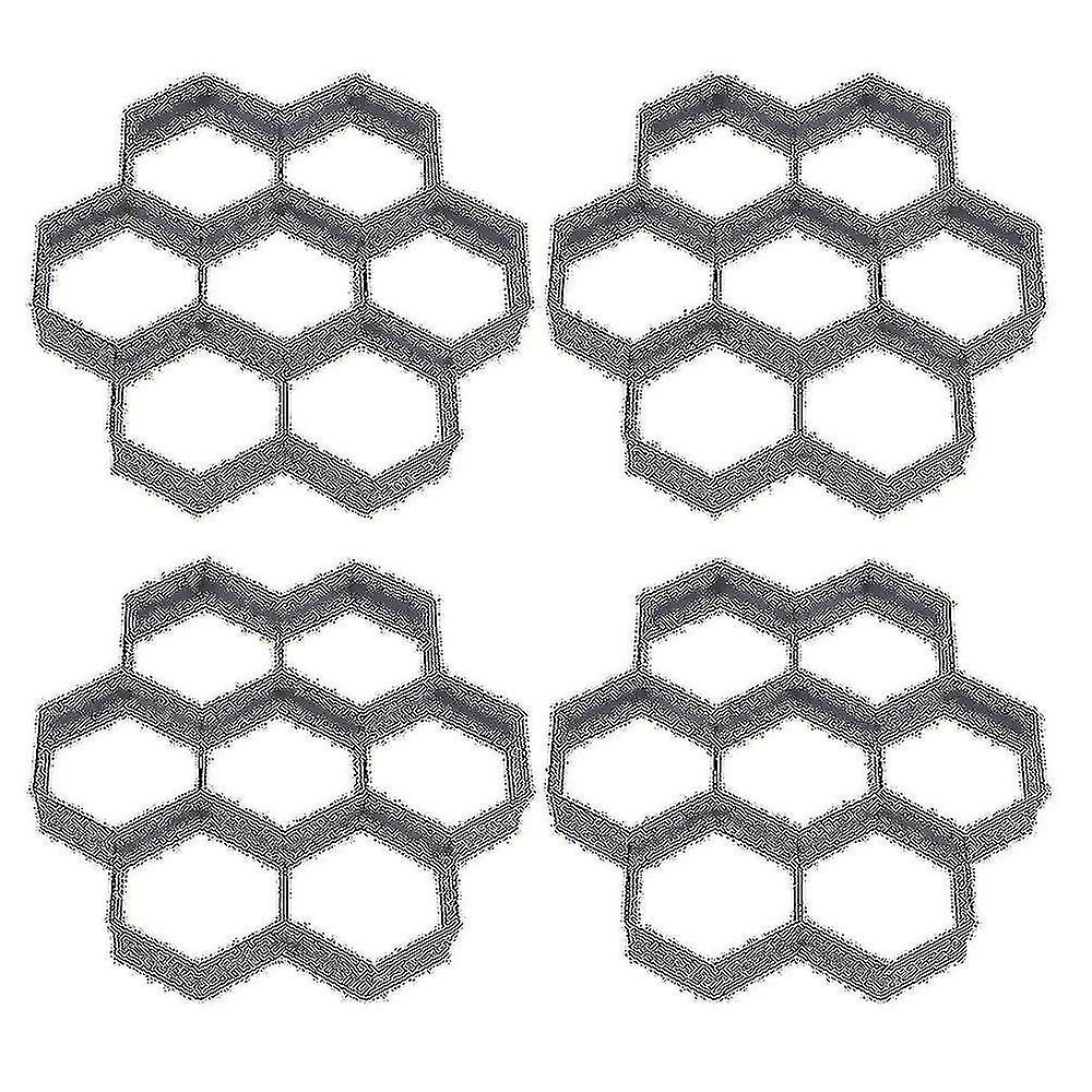 4x Diy Patio Walk Maker Stepping Stone Concrete Paver Mold Reusable Path Maker Mold Garden Paving S
