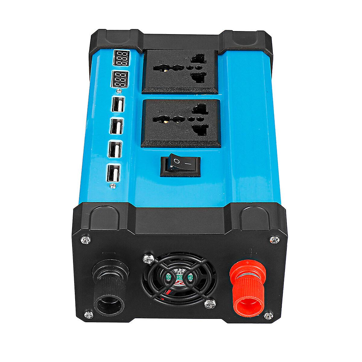 1000W Power Inverter 12v To 220v/110v Modified Sine Wave For Home, Rv, And Solar Systems