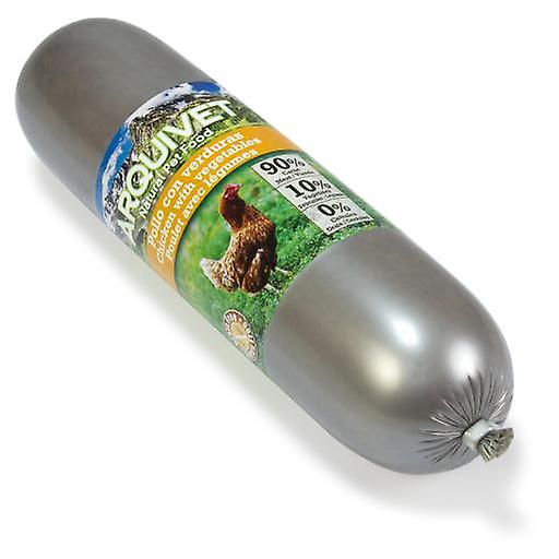 Arquivet Salchicha Comida Húmeda para Perros de Pollo con Verduras