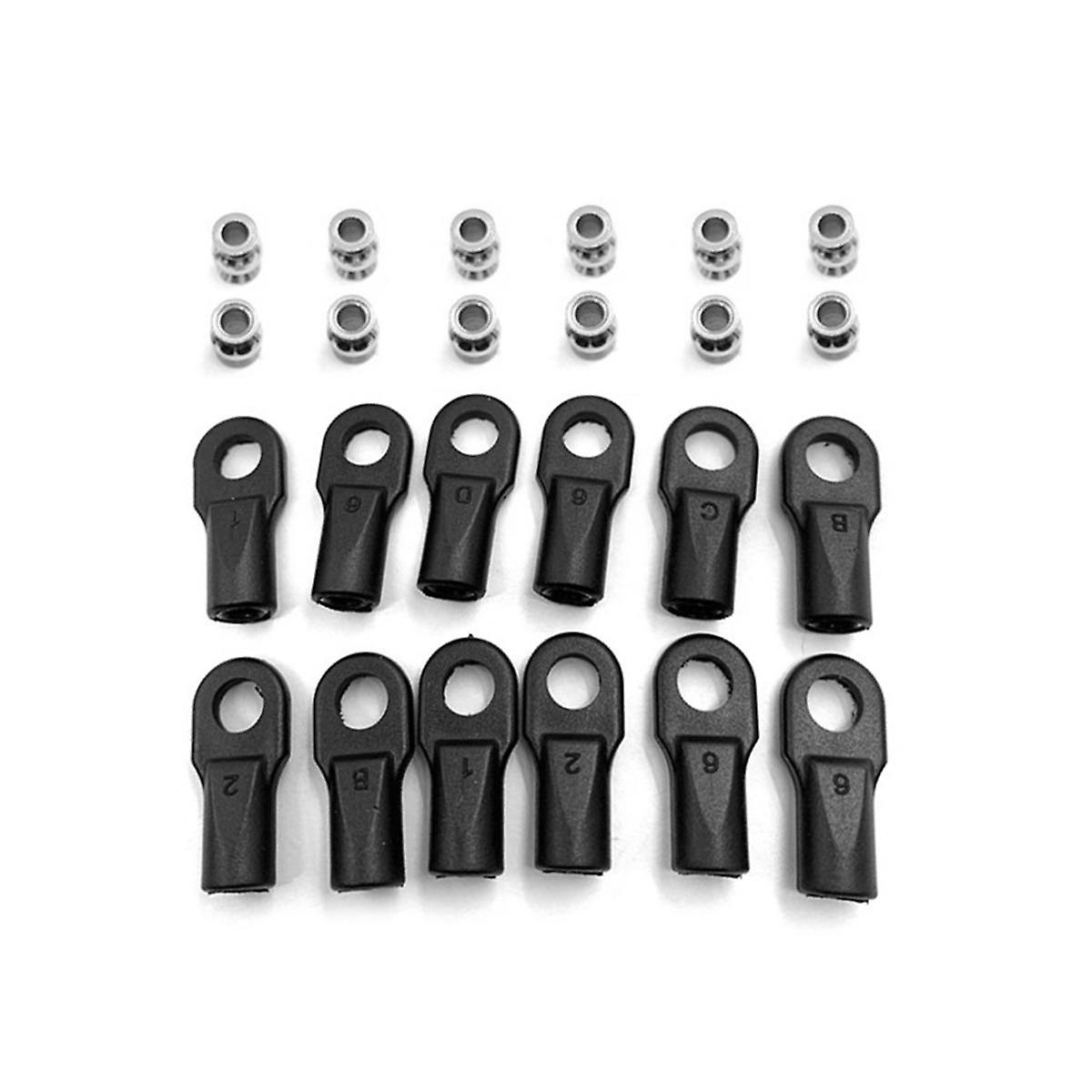 12Pcs Rod Ends with Hollow Balls 5347 for Bandit Stampede Slash 2WD Drag Slash Summit Parts