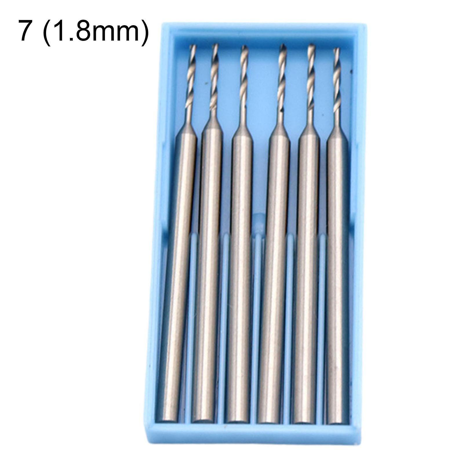 6pcs 2.35 Shank High Precision Twist Drill Bit Different Specifications Widely Used Accessories Hand Drill Pin For Workshop