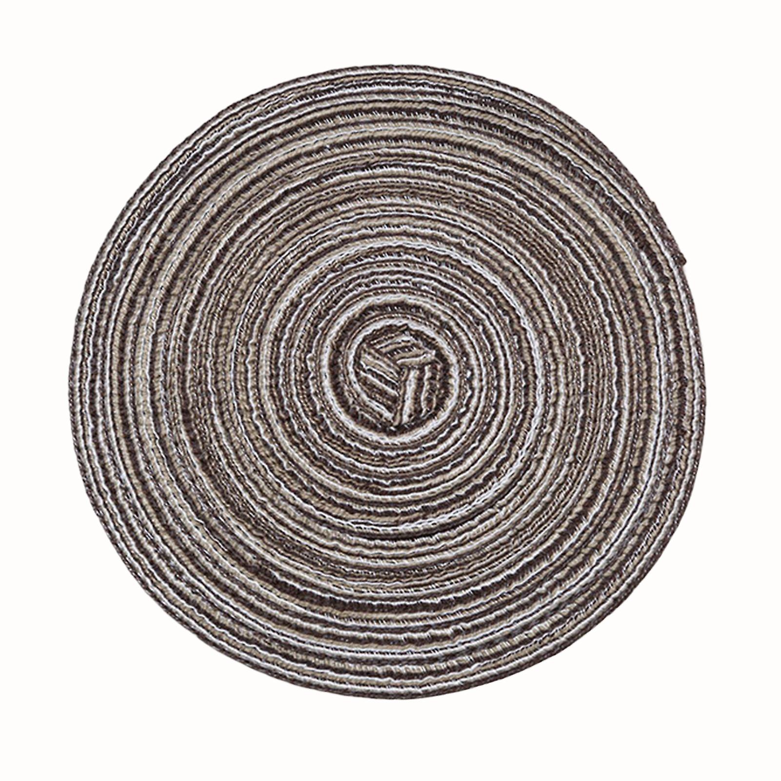 Braided Round Non-slip Hot Pads Heat Insulation Soft Potholders For Kitchen Table Decoration