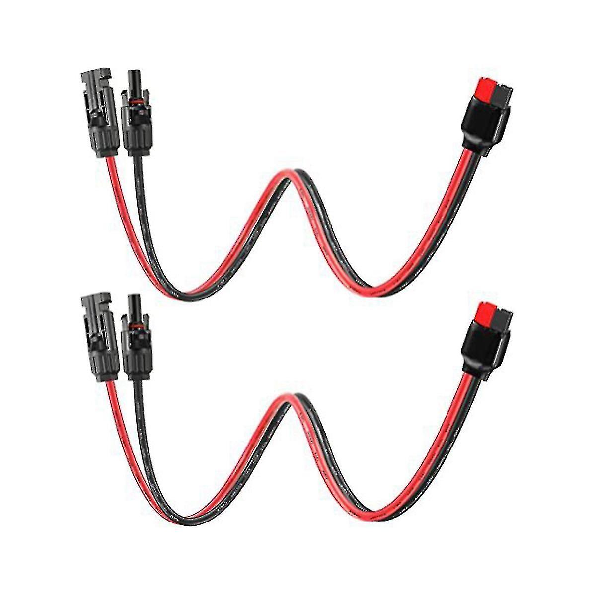 2pcs To 45a Compatible With Anderson Xt60 Solar Panel Adapter