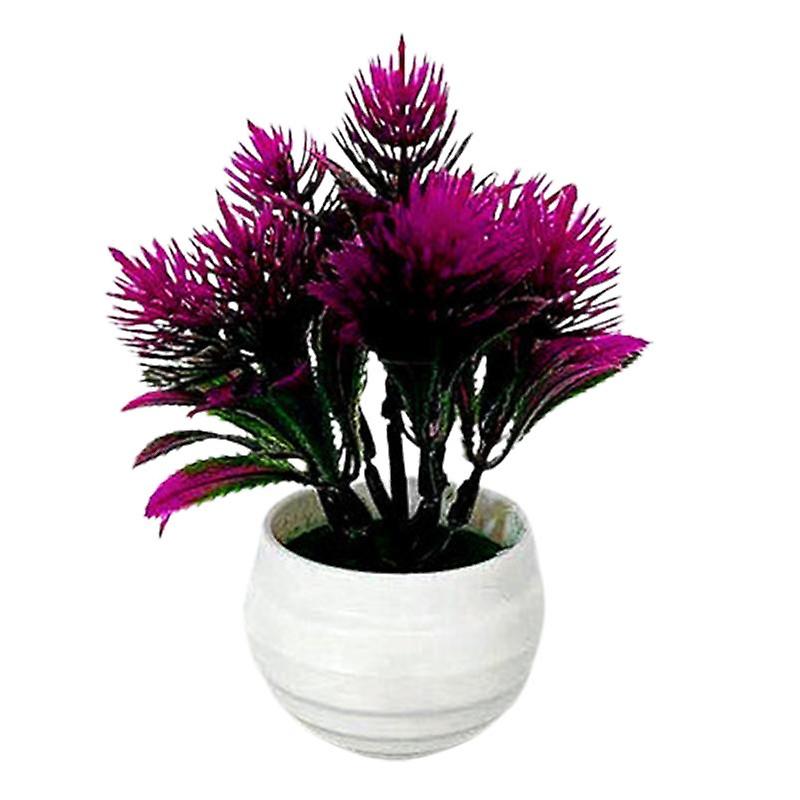 1 Set Simulation Bonsai Realistic Non-fading Plastic Artificial Large Pine Plants for Decorating