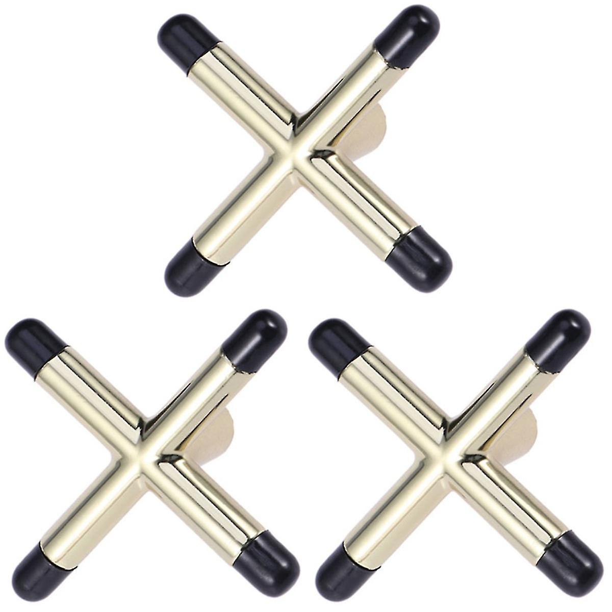 3pcs Snooker Billiards Cue Rack Bridge Head Cross Holders Rod Pool Cue Stick Holders Pool Table Acce