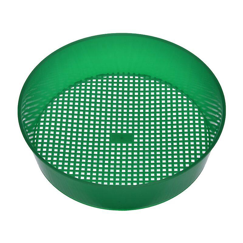 1 Pcs Plastic Garden Sieve Mesh Soil Sieve Mesh Screen Gardening Seedling Cultivation Tools for Filtering Soil Stone Green