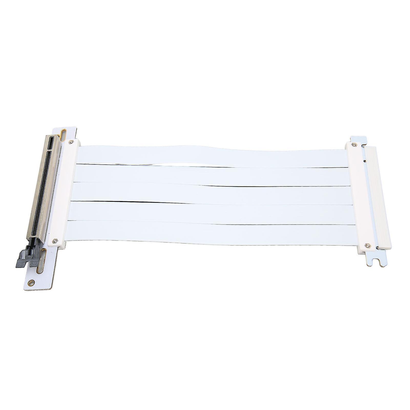 PCIE 4.0 X16 Extender 7.9in Right Angle 128Gbps Transmission Anti Interference GPU Extension Cable for Graphic Card