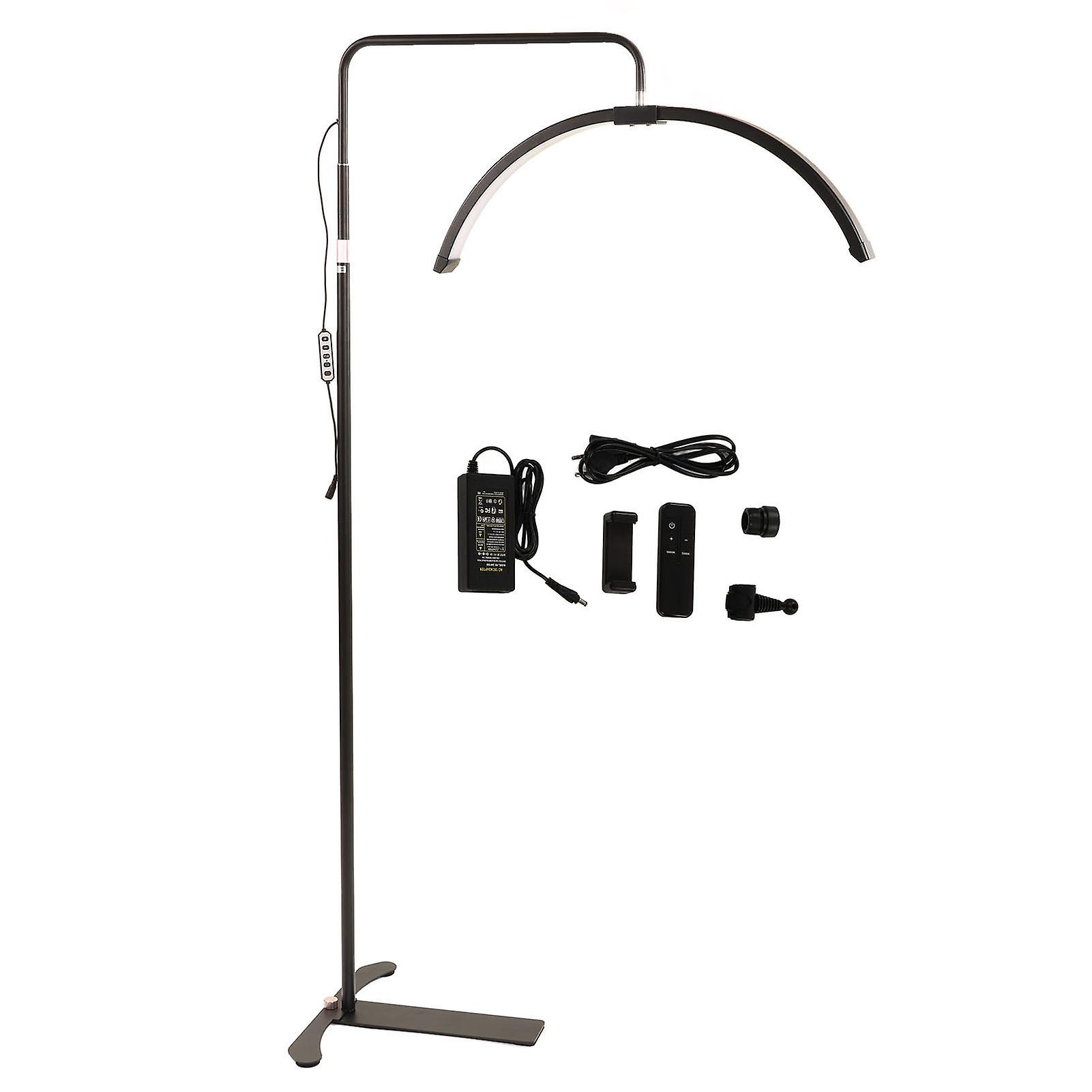 LED Streaming Light Kit with Phone Holder - Extendable Stand & Adjustable Brightness