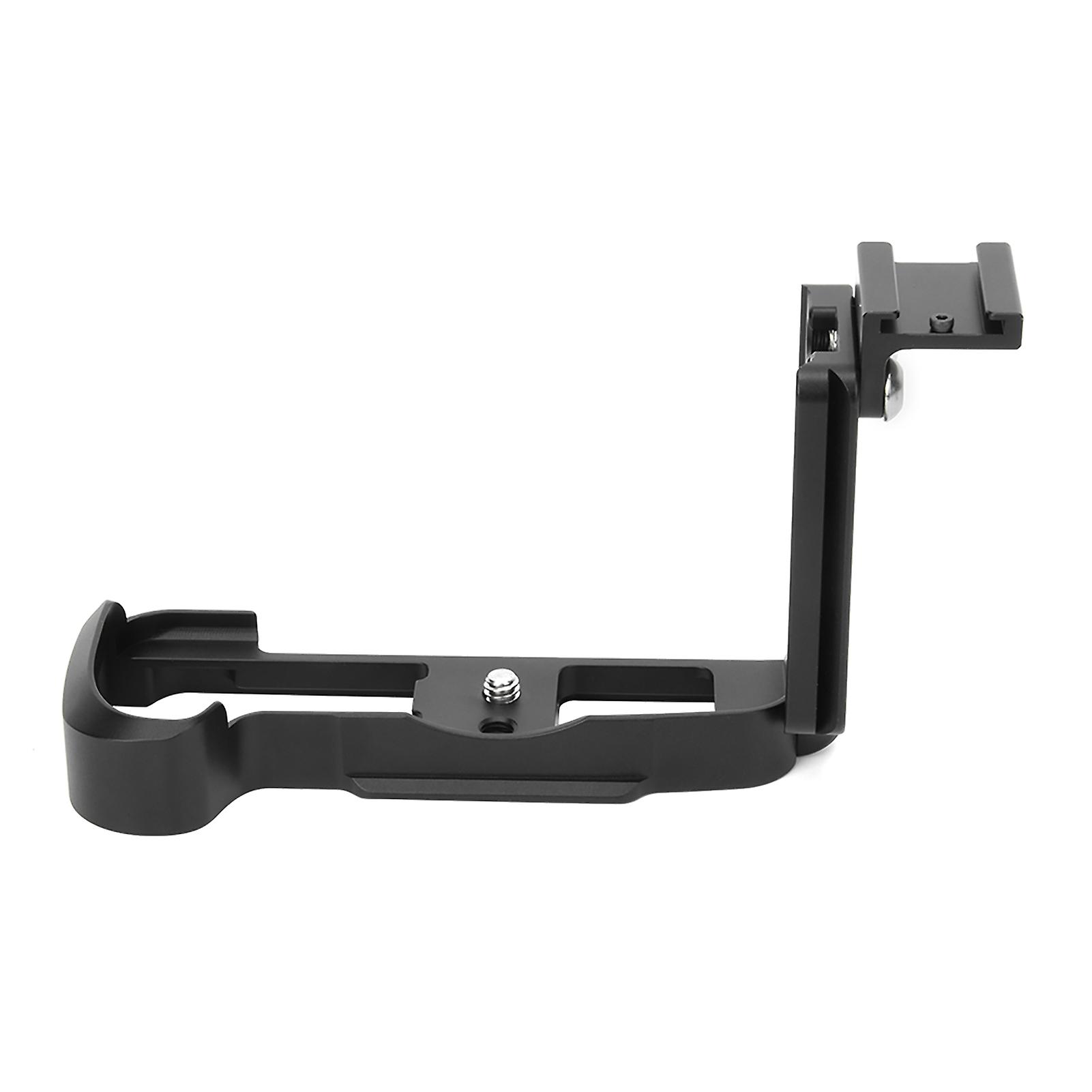 Aluminium Alloy Handle L‑shape Quick Release Plate Bracket with Cold Shoe Mount for M50 Mirrorless Camera