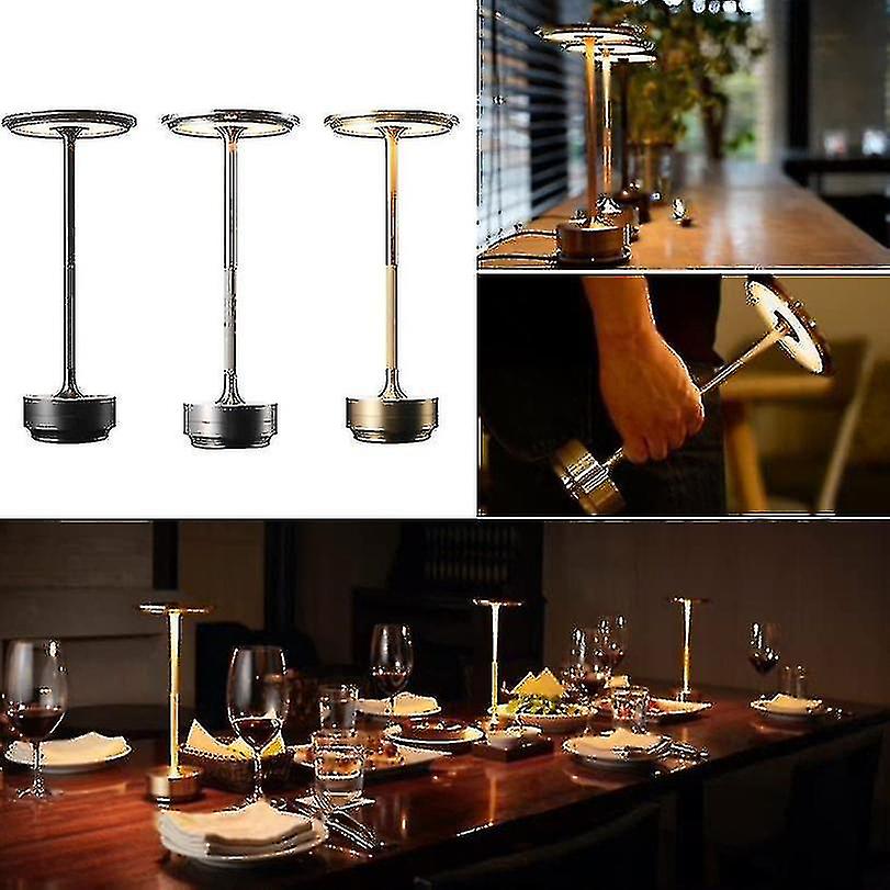 Cordless Table Lamp - Dimmable Recharable Desk