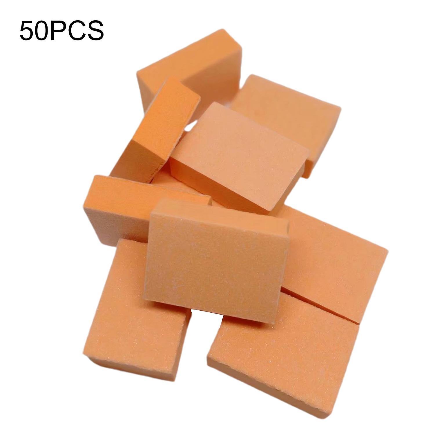 Fornnerg 50Pcs Nail File Mini Multi-function EVA Manicure Tools Buffer Blocks for Nail