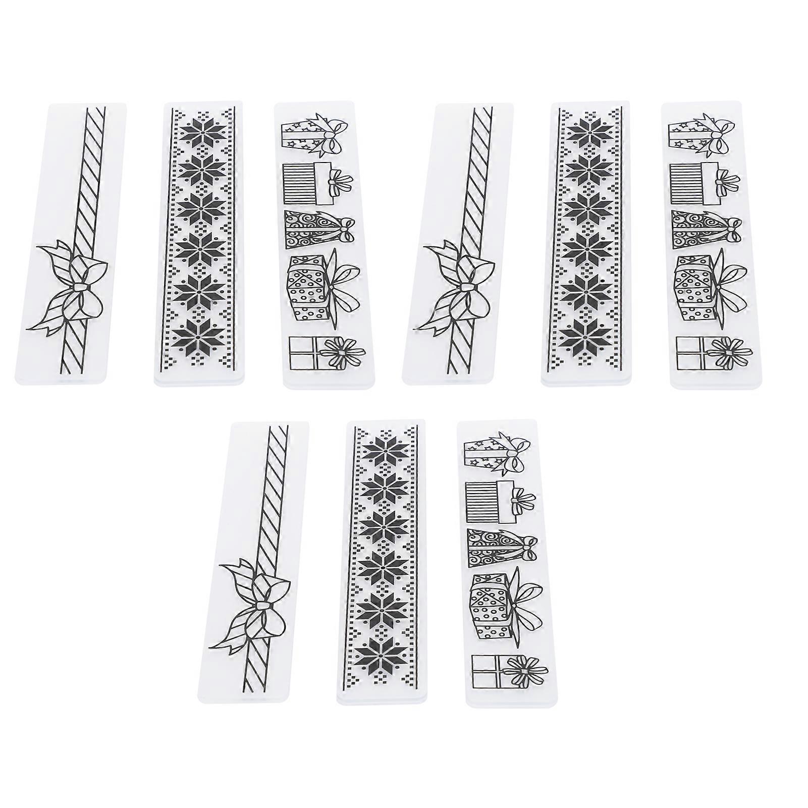 9Pcs Flower Plastic Embossing Folder DIY Paper Decoration Card Maker Template Accessories A-B