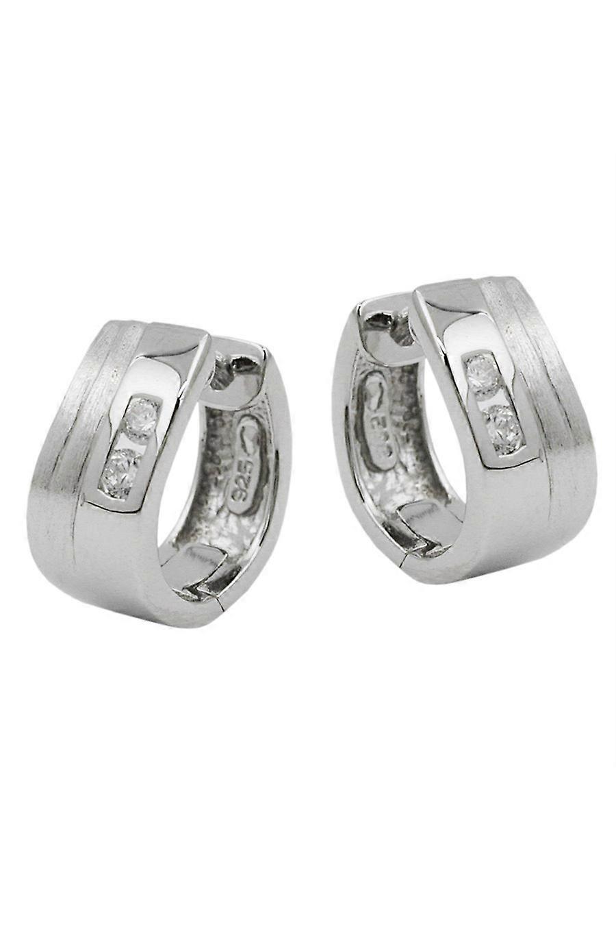 Hoop Earrings Zirconias Silver 925 - Gl92556