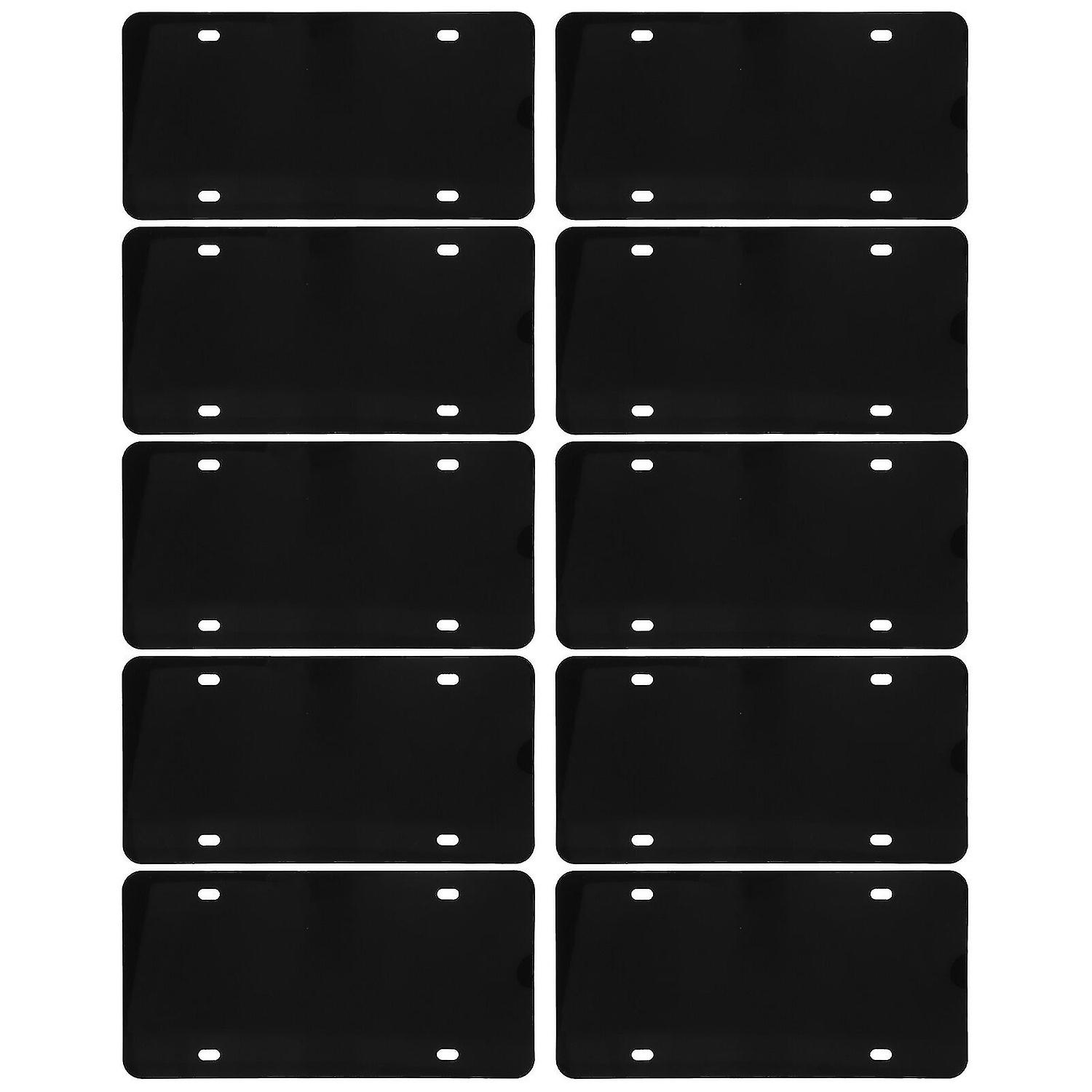 10 Pcs Blank License Plates Sublimation License Plates Diy Heat Transfer License Plates