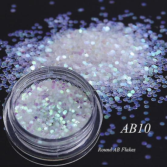 AB10 Holographic Nail Glitter Mix Irregular Paillette Sequins