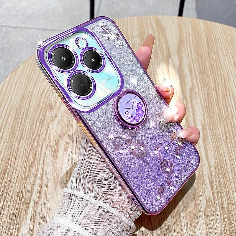 Gradient Flower Case för Infinix Hot 40 Pro