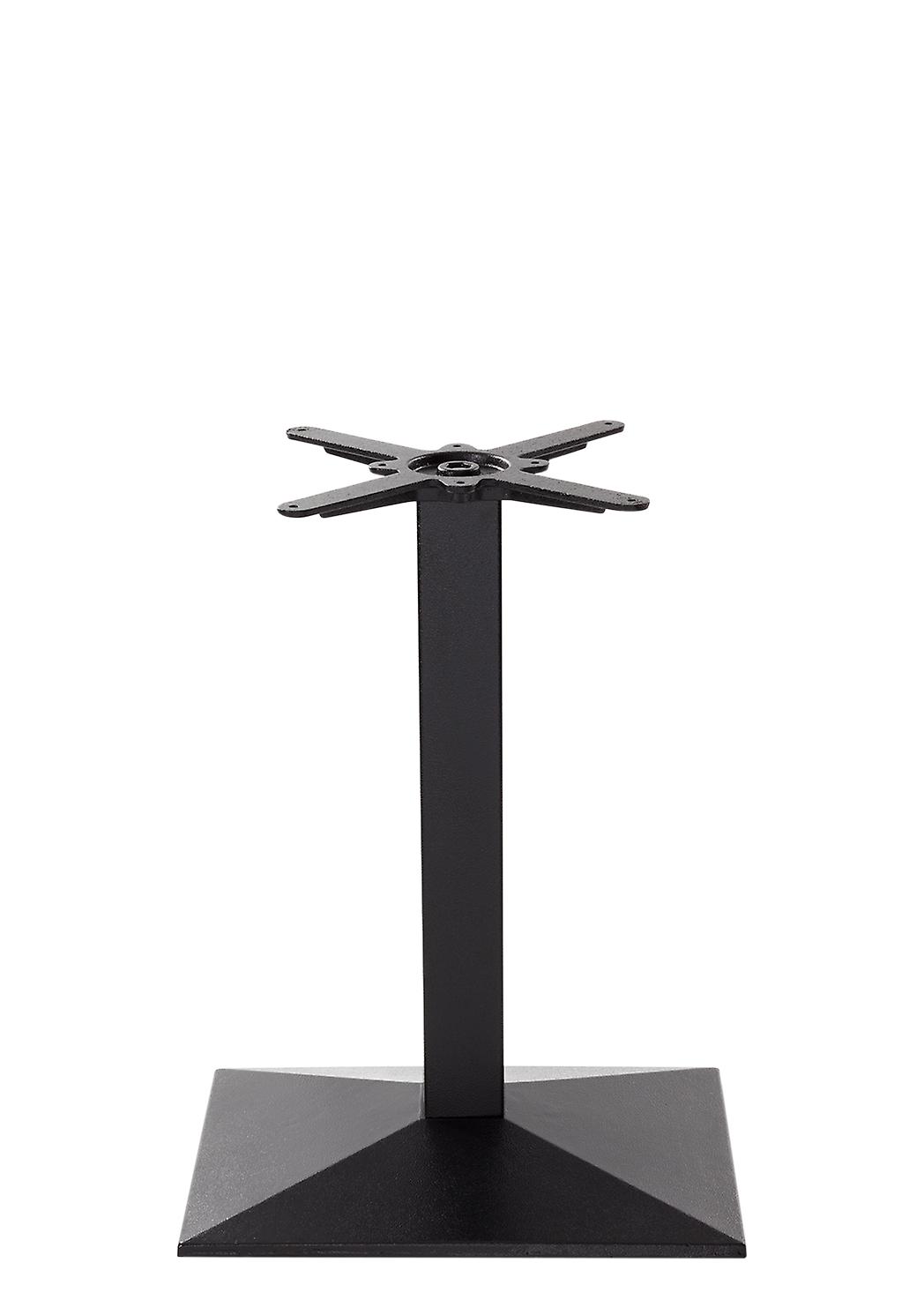 Black Cast Iron Pyramid Table Base Single Pedestal - Height - 730 mm