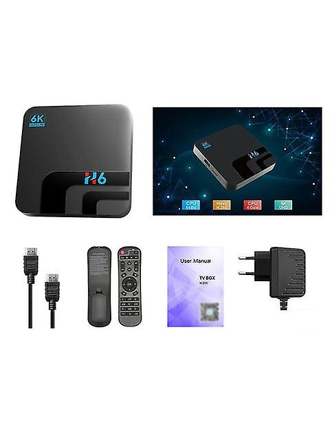 H6 Tv-box Set-top Box Full High Definition 6k Wifi Streaming Media Player Voice Assistant Box Usb Interface