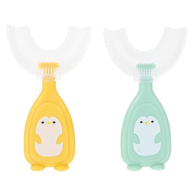 2pcs U Shaped Toothbrush