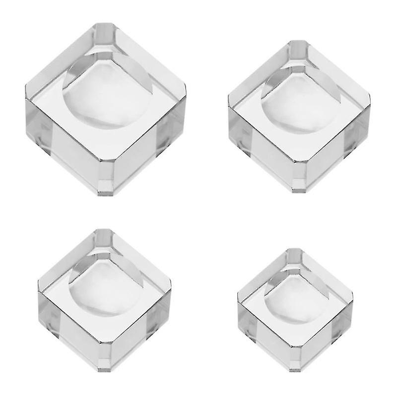 4pcs Crystal Balls Showing Racks