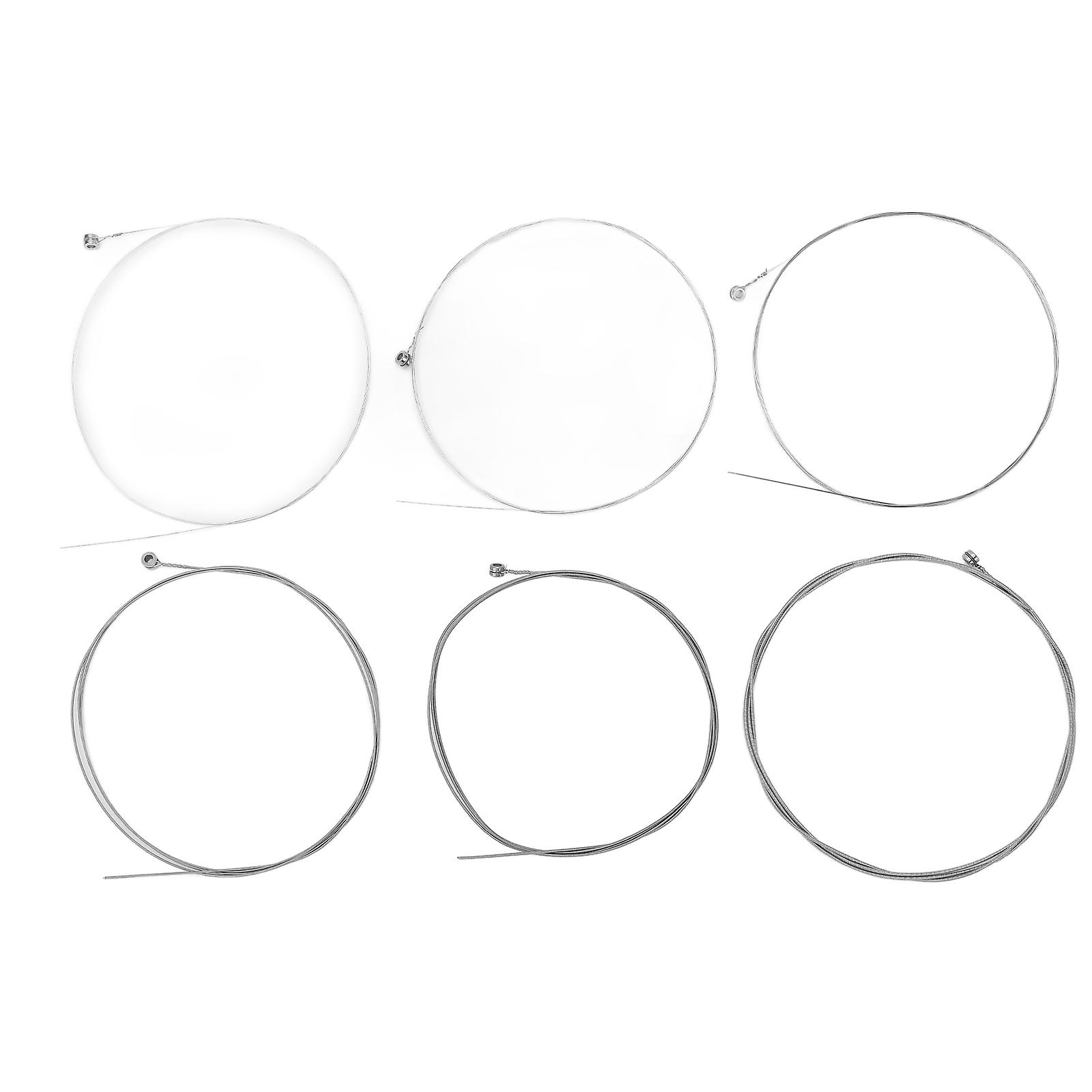 6Pcs Electric Guitar Strings 1‑6 String Replacement Nickel Steel Stringed Instrument Accessory 