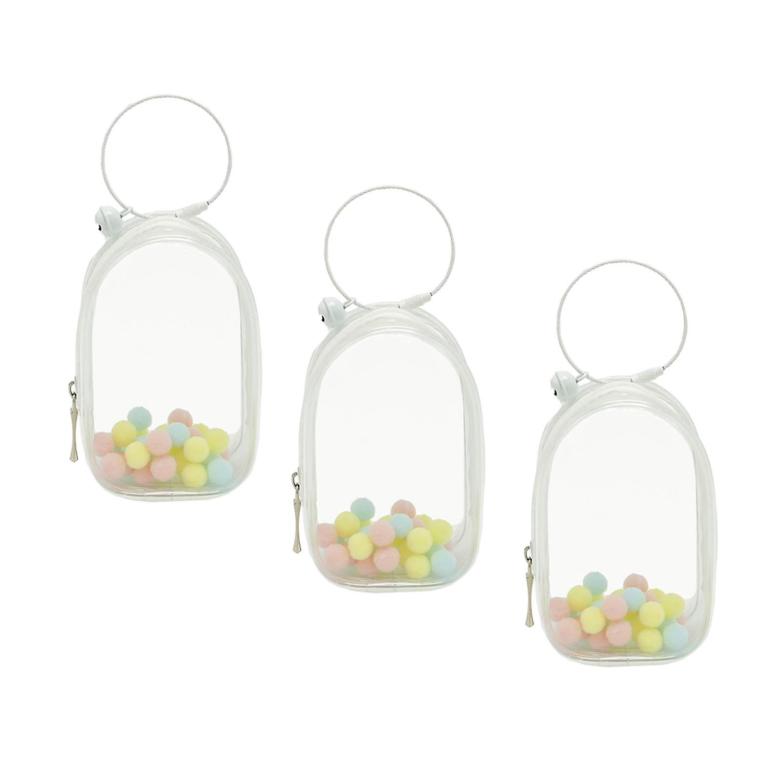 Collectibles Display Case for Figures Hanging Organizer for Mini Figure White Square Round