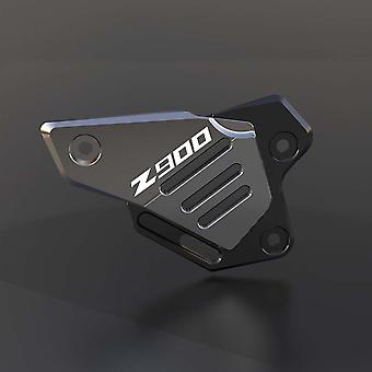Repose-pieds CNC Kawasaki Z900 2018-2023 - Protection Talon - Aluminium Noir/Rouge - Modeer