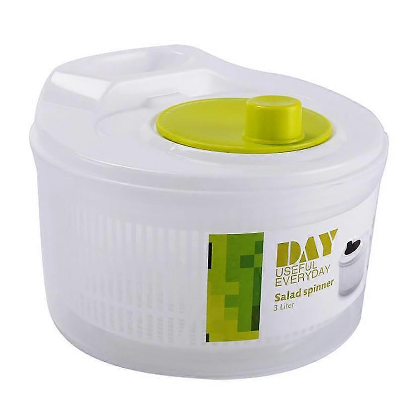 Salad Spinner Large Capacity Dryer With Double Layer Quick And Easy Multi-use Dehydrator Drainer For Fruits Vegetables Pasta